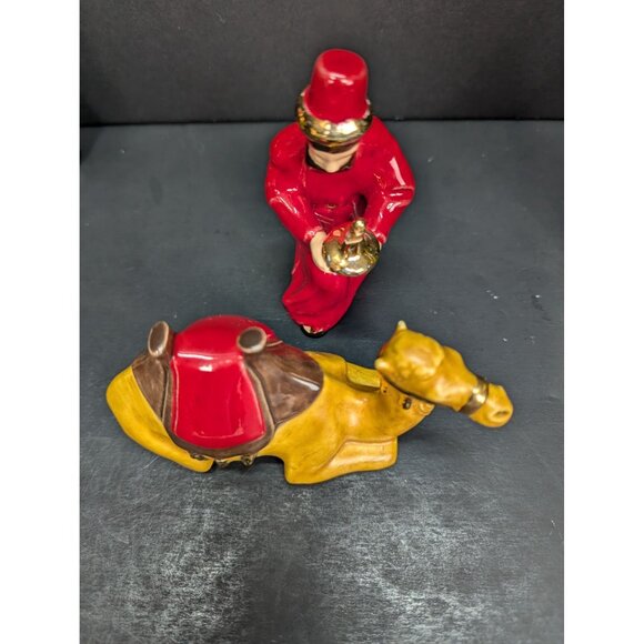Vintage Nativity Scene Replacement Pieces Three Wise Men With Three Camels - Picture 5 of 8